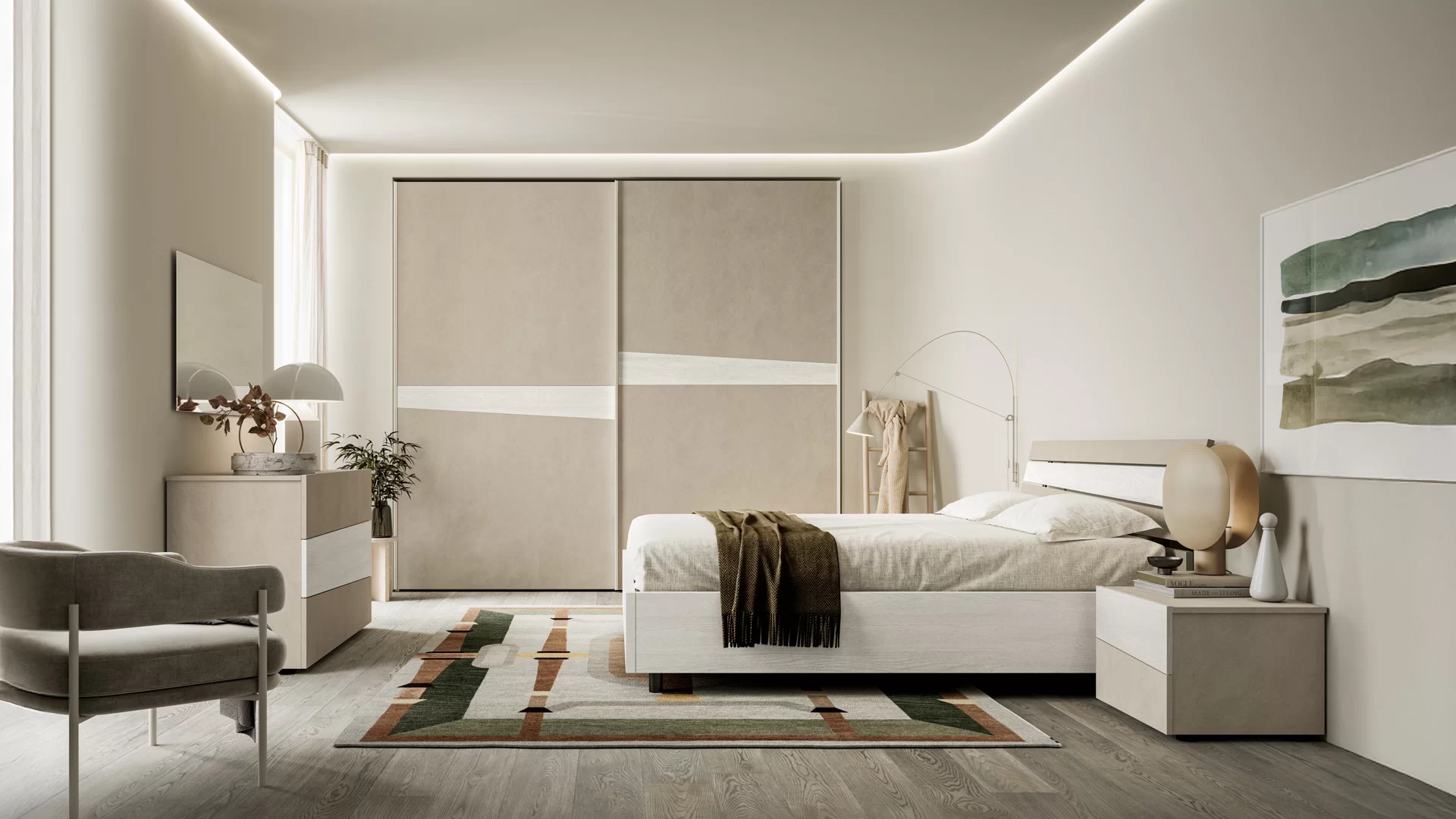 colori chiari e neutri per mini appartamento