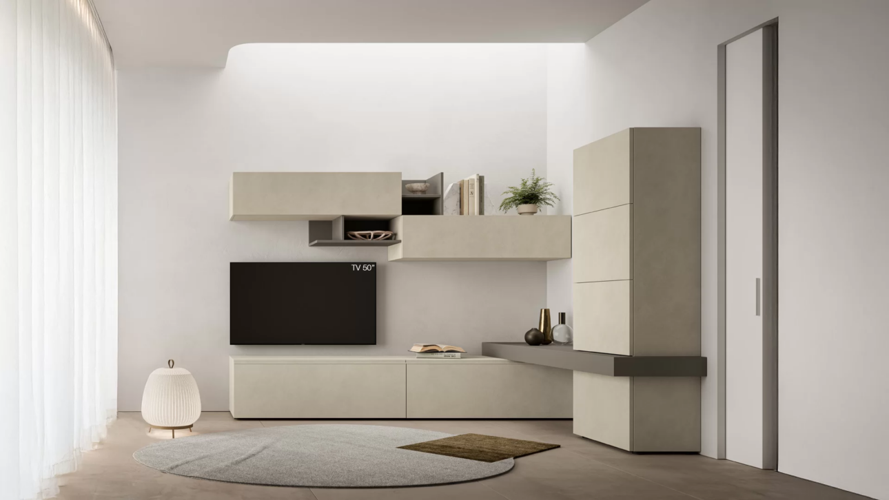 soggiorno colori chiari per bilocale piccolo