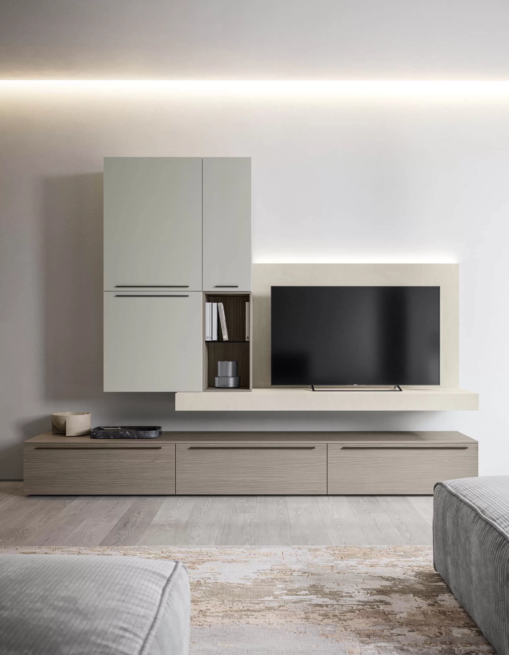 mensolone porta tv per soggiorno contemporaneo