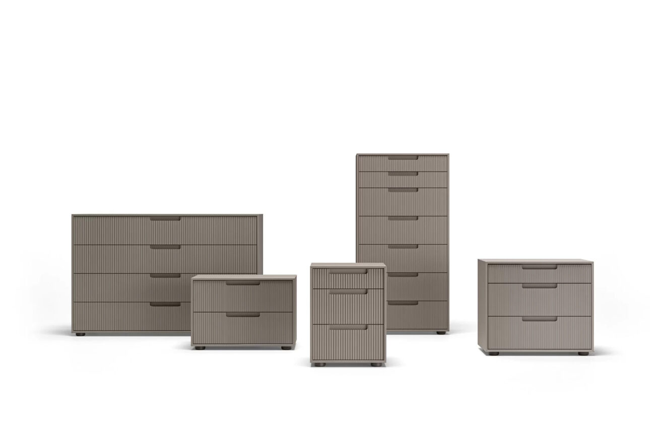como comodino e settimanale coordinato colore beige